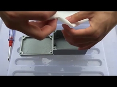 200x130x80mm podziemna wodoodporna metalowa skrzynia łącznikowa