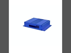 Dzielona obudowa z czarnego anodowanego aluminium z kołnierzowym mocowaniem ściennym 107*27*120mm