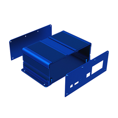 Custom Aluminum Heat dissipating Enclosure With Flange For Electronic Industrial Controller