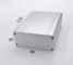 88*38*120mm Anodizing White Aluminum Extrusion Electronic Enclosure